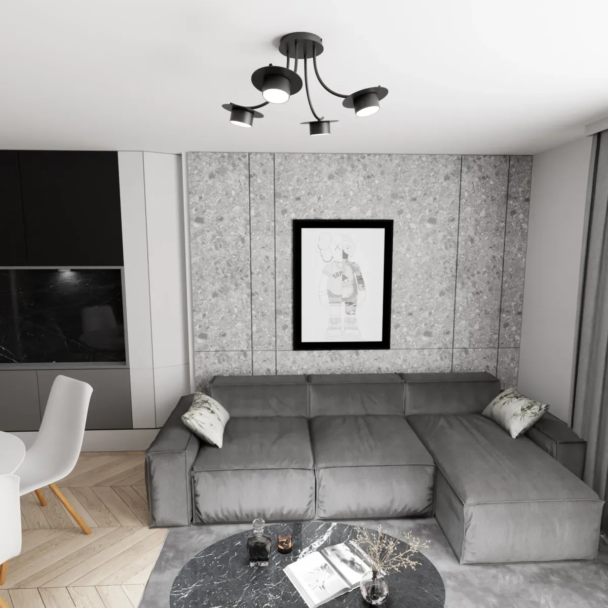 Lampa sufitowa ENSO 4 EMIBIG