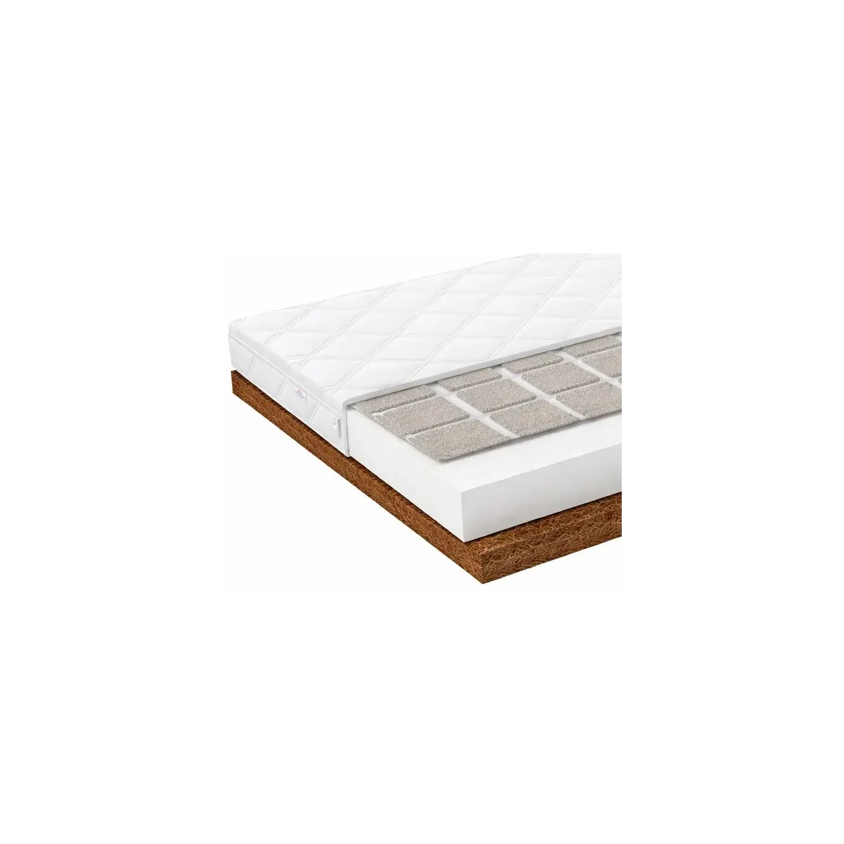 Materac kokos-pianka-gryka MEBLE WRÓBEL piankowy