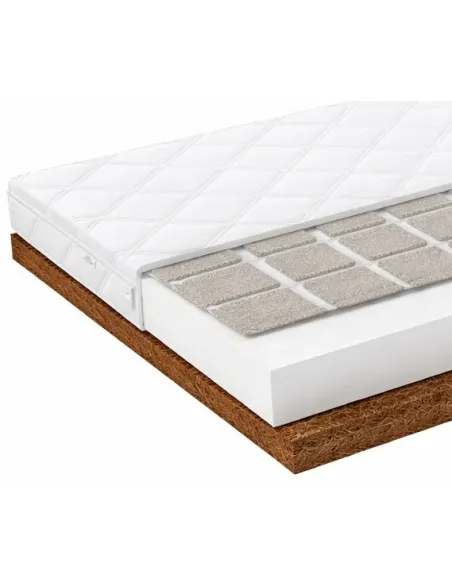 Materac kokos-pianka-gryka MEBLE WRÓBEL piankowy