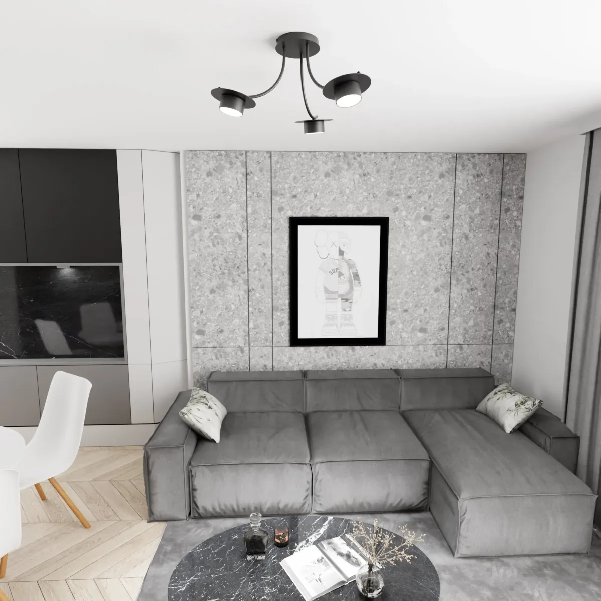 Lampa sufitowa ENSO 3 EMIBIG