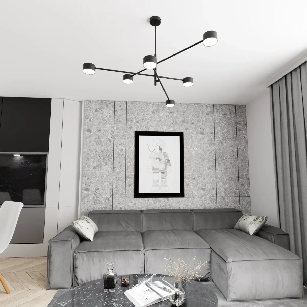 Lampa sufitowa NATSU 6 EMIBIG