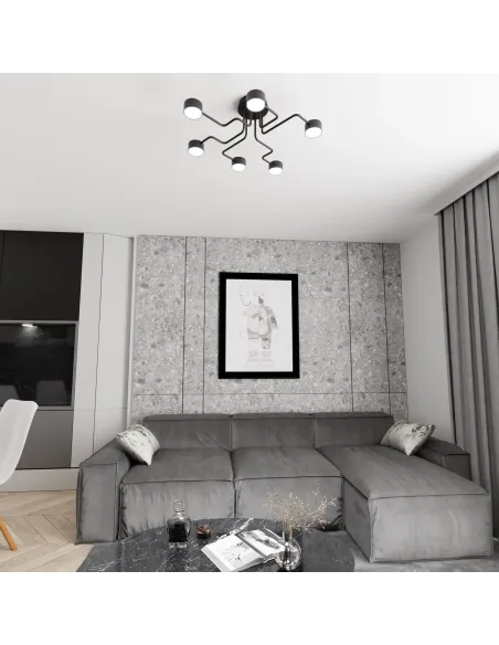 Lampa sufitowa KURAGE 6 EMIBIG