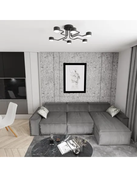 Lampa sufitowa KURAGE 6 EMIBIG