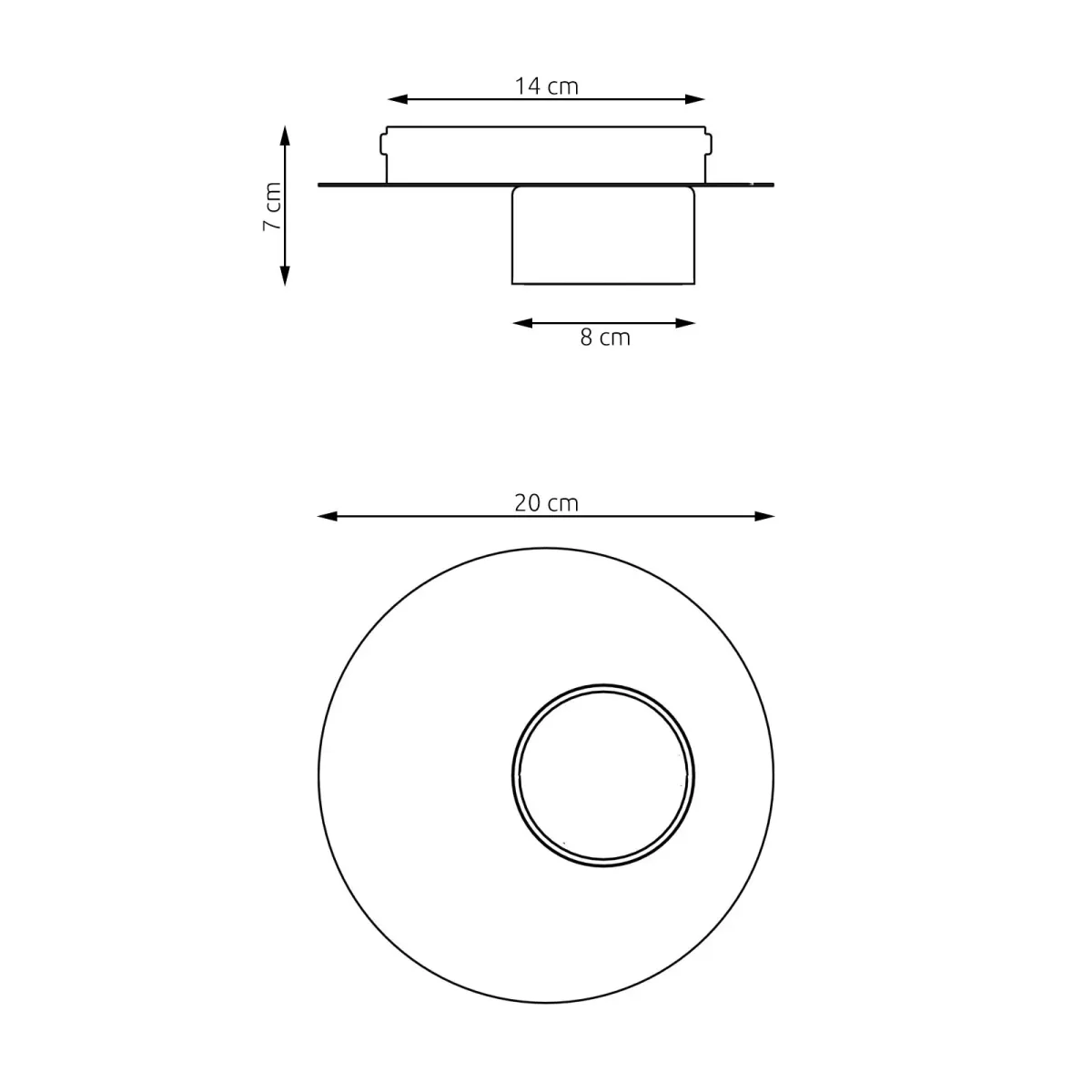 Lampa sufitowa BOLX 1 EMIBIG