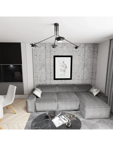 Lampa sufitowa MIZU 4 BL EMIBIG