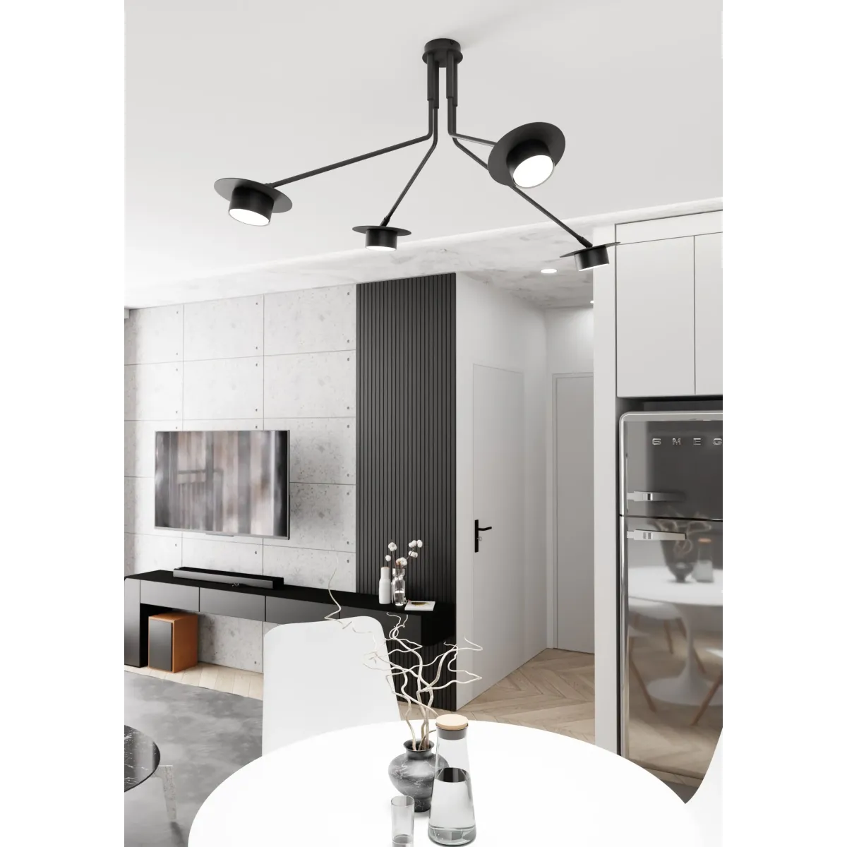 Lampa sufitowa MIZU 4 BL EMIBIG