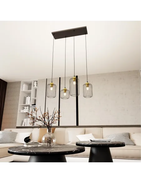 Lampa wisząca VANDER 4 BL EMIBIG