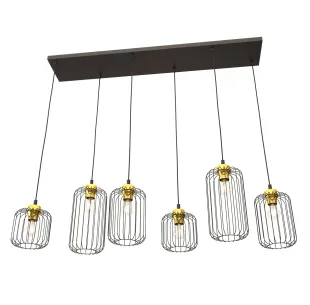 Lampa wisząca VANDER 6 BL EMIBIG