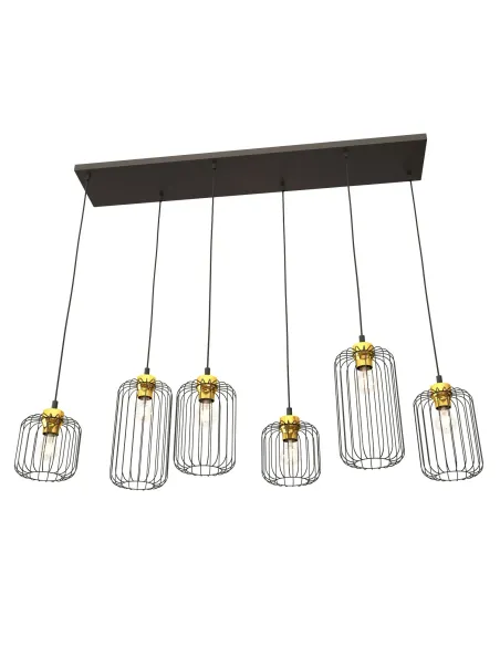 Lampa wisząca VANDER 6 BL EMIBIG