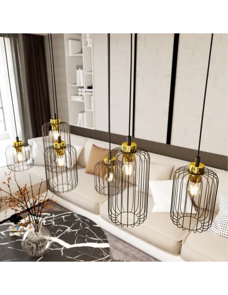 Lampa wisząca VANDER 6 BL EMIBIG