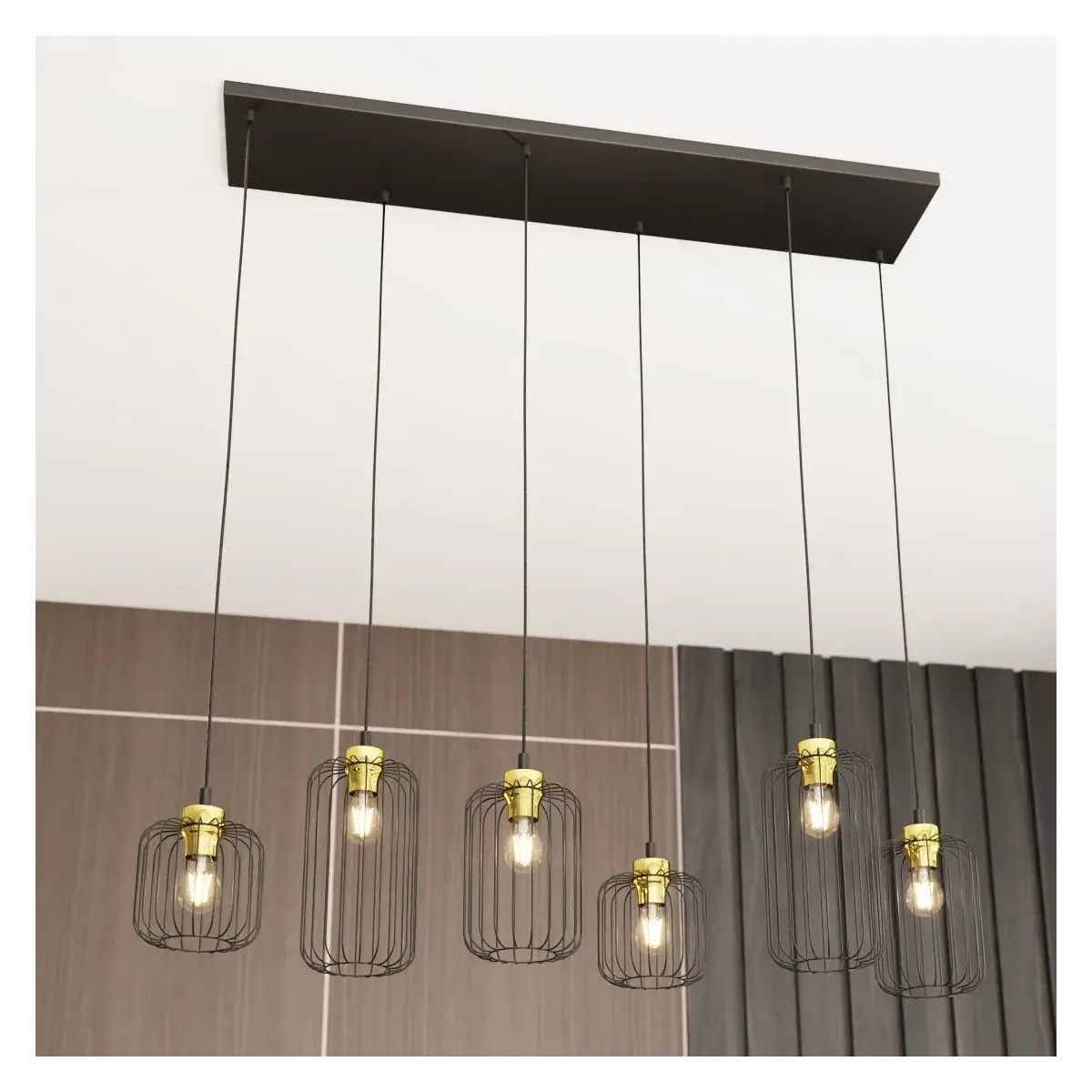 Lampa wisząca VANDER 6 BL EMIBIG