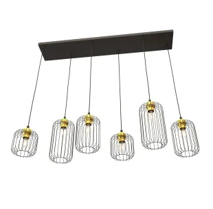Lampa wisząca VANDER 6 BL EMIBIG 2