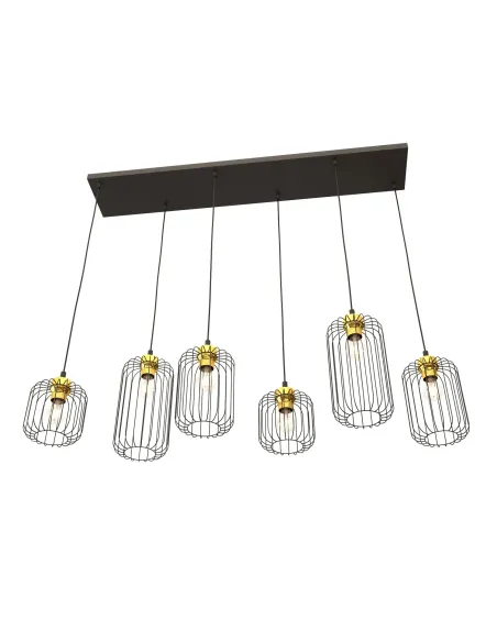 Lampa wisząca VANDER 6 BL EMIBIG