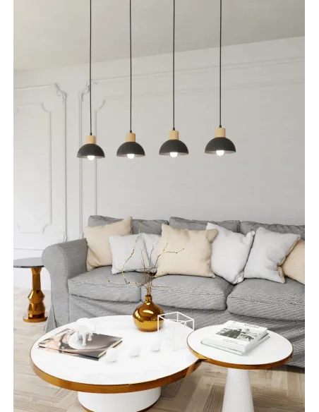 Lampa wisząca SECO 4 BL EMIBIG