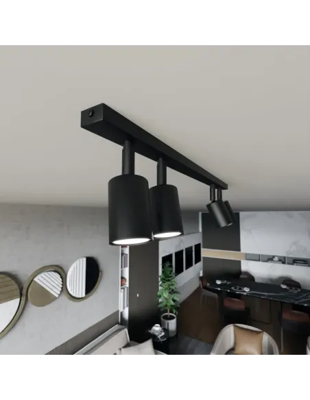 Lampa sufitowa FLASH 4 BLACK EMIBIG