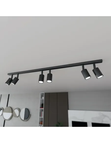 Lampa sufitowa FLASH 6 BLACK EMIBIG