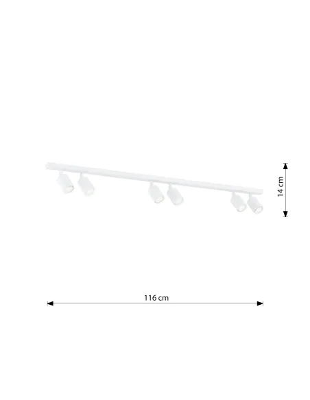 Lampa sufitowa FLASH 6 EMIBIG