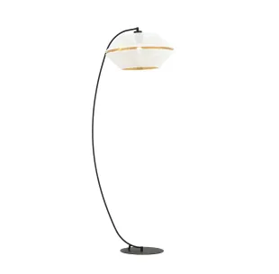 Lampa podłogowa MALIA LP WHITE/GOLD EMIBIG