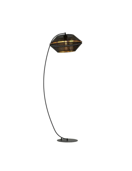 Lampa podłogowa MALIA LP BLACK/GOLD EMIBIG