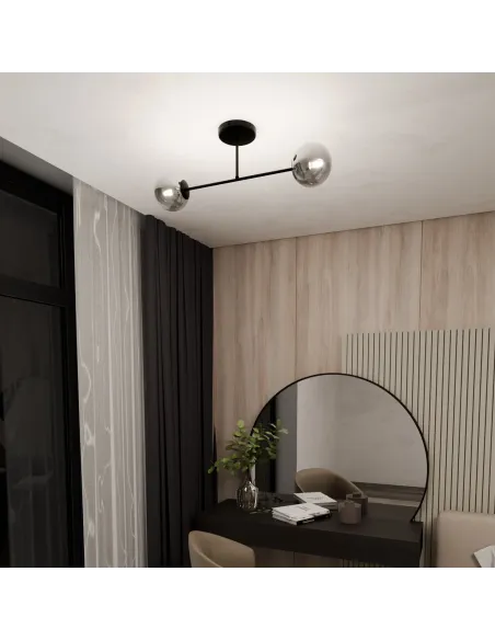 Lampa sufitowa ROMA 2 BL GRAFIT EMIBIG