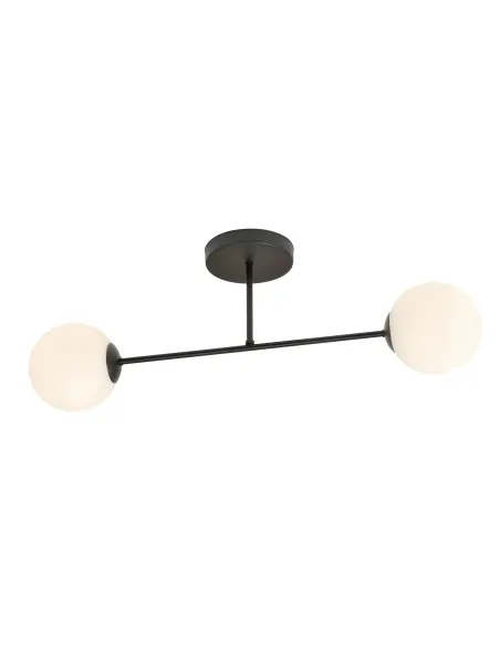 Lampa sufitowa ROMA 2 BL OPAL EMIBIG