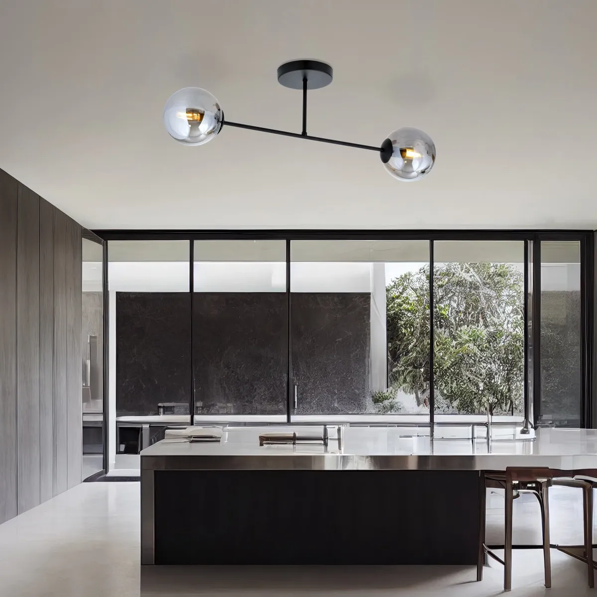 Lampa sufitowa ROMA 2 BL GRAFIT EMIBIG