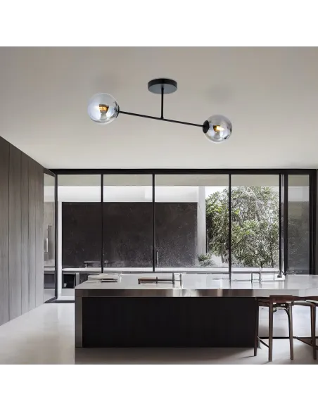 Lampa sufitowa ROMA 2 BL GRAFIT EMIBIG