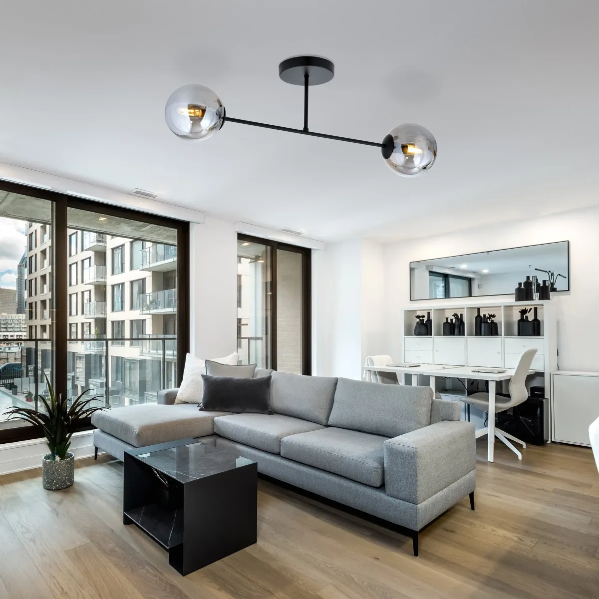 Lampa sufitowa ROMA 2 BL GRAFIT EMIBIG