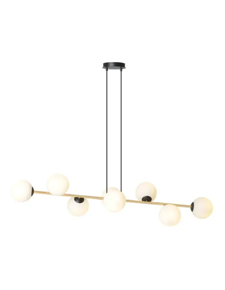 Lampa sufitowa GRAVITY 8 BL OPAL EMIBIG