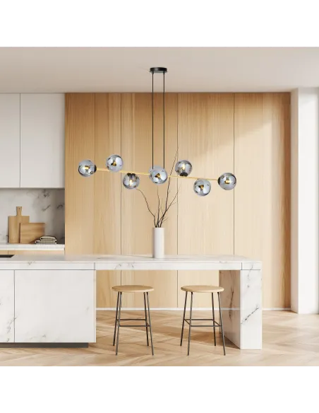 Lampa sufitowa GRAVITY 8 BL EMIBIG