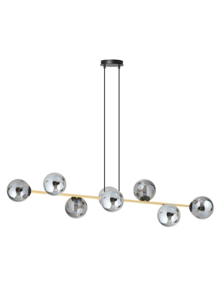 Lampa sufitowa GRAVITY 8 BL GRAFIT EMIBIG