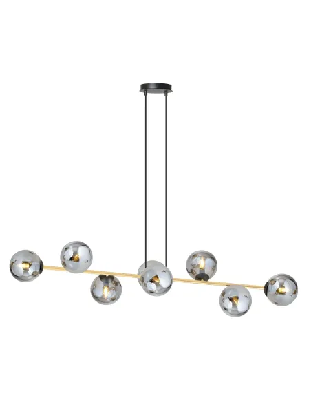 Lampa sufitowa GRAVITY 8 BL GRAFIT EMIBIG