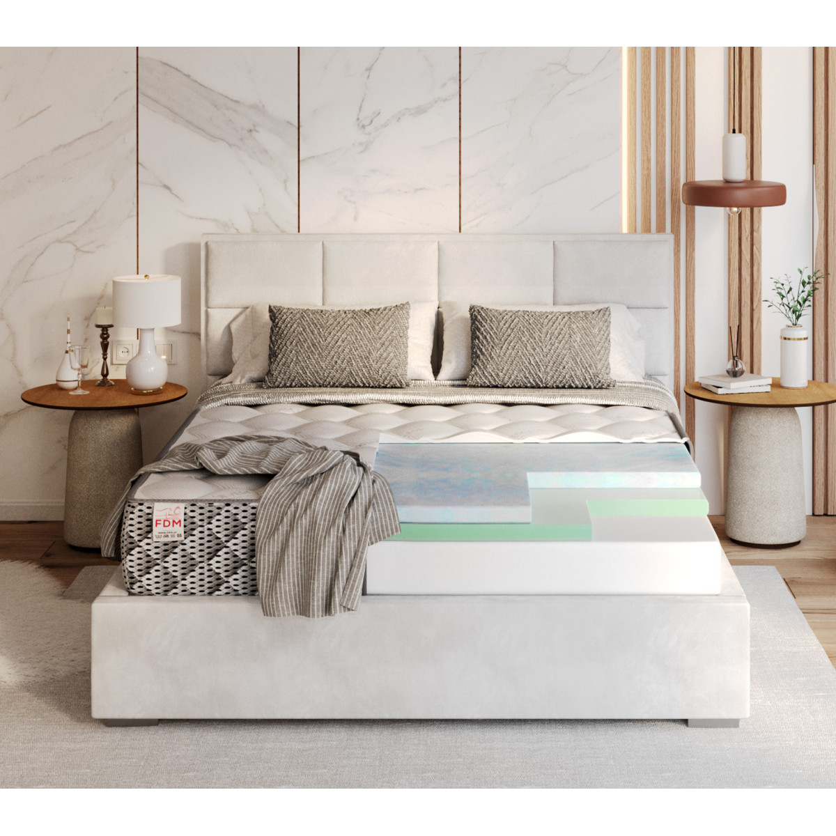 Materac NORDIC FDM piankowy