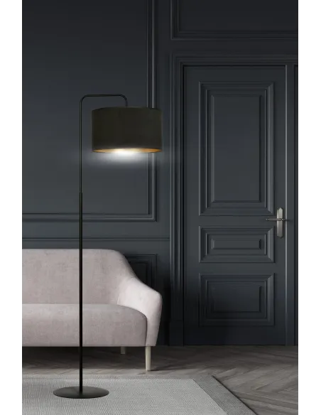 Lampa podłogowa HILDE LP1 BL BLACK EMIBIG