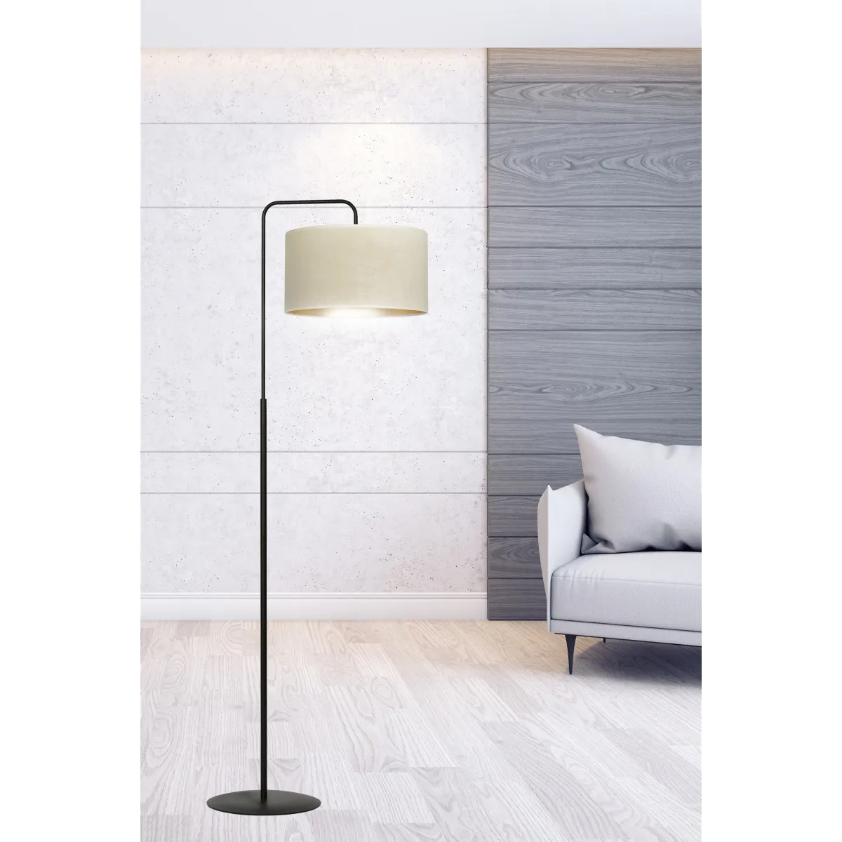 Lampa podłogowa HILDE LP1 BL WHITE EMIBIG
