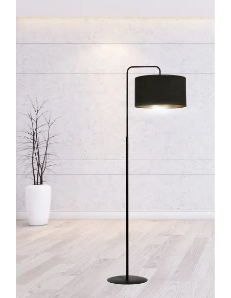Lampa podłogowa HILDE LP1 BL BLACK EMIBIG