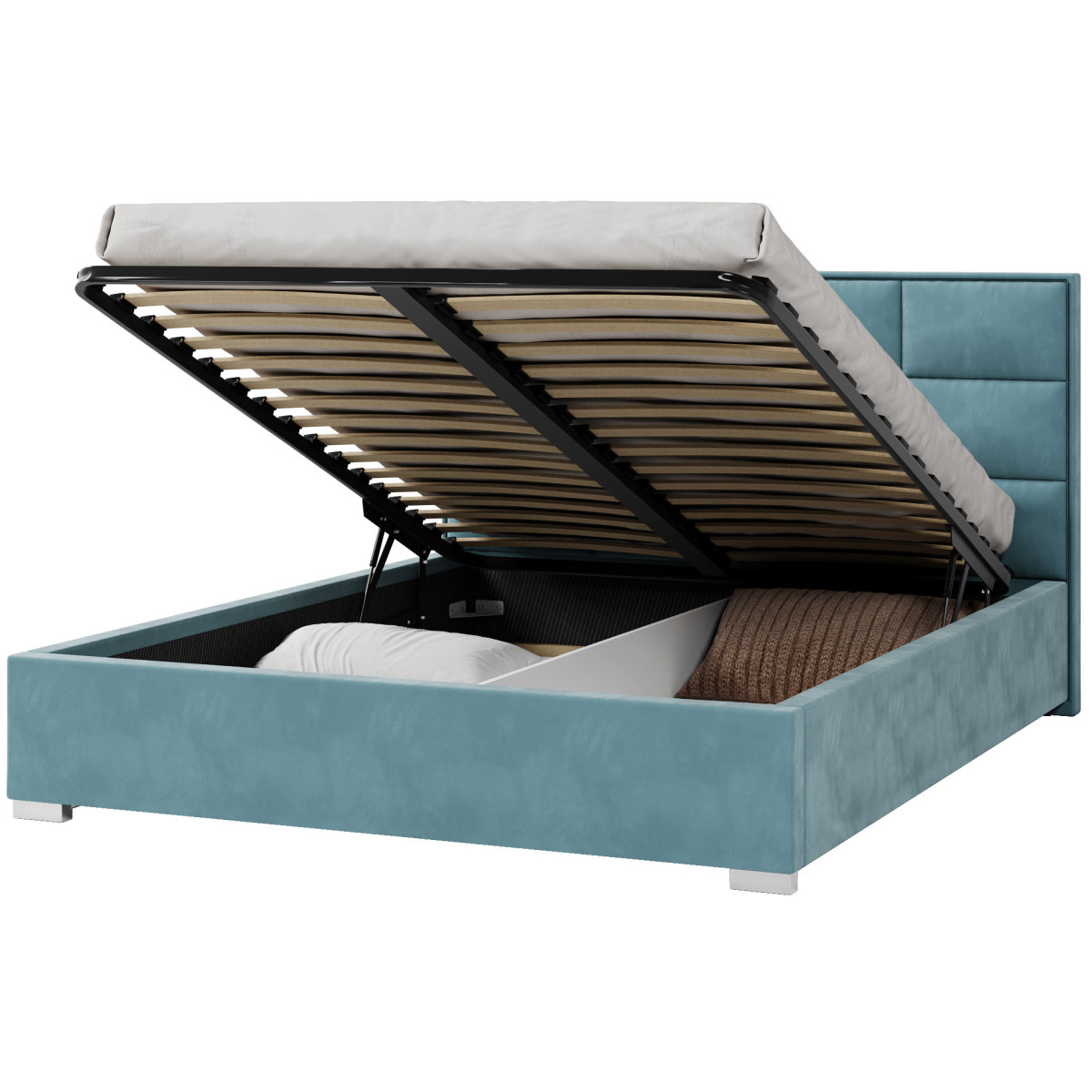 Łóżko tapicerowane APOLLO FDM podnoszone