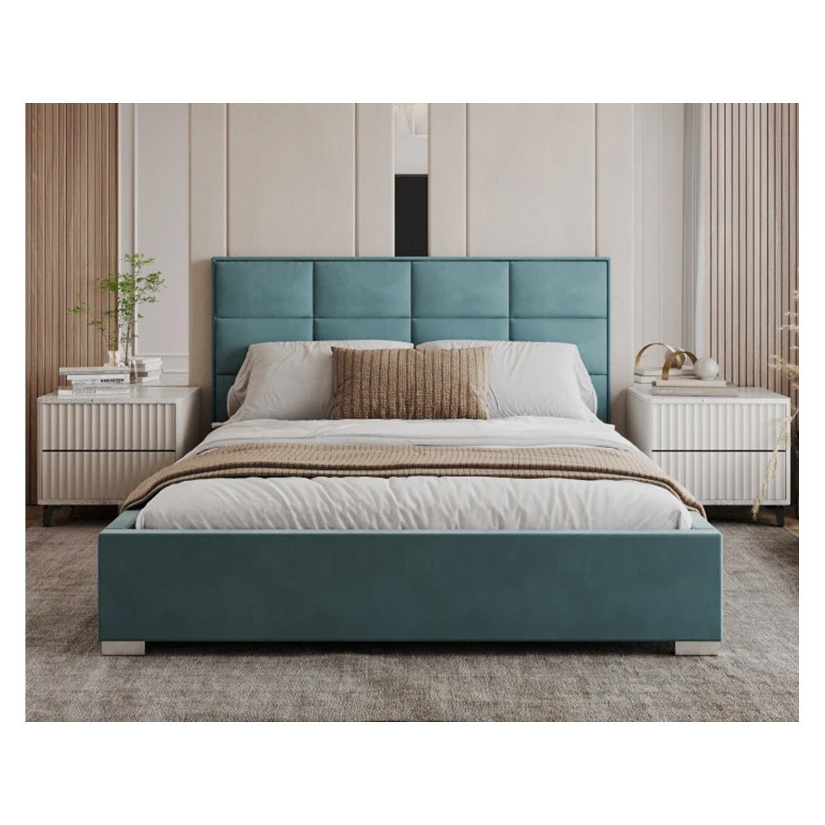 Łóżko tapicerowane APOLLO FDM podnoszone