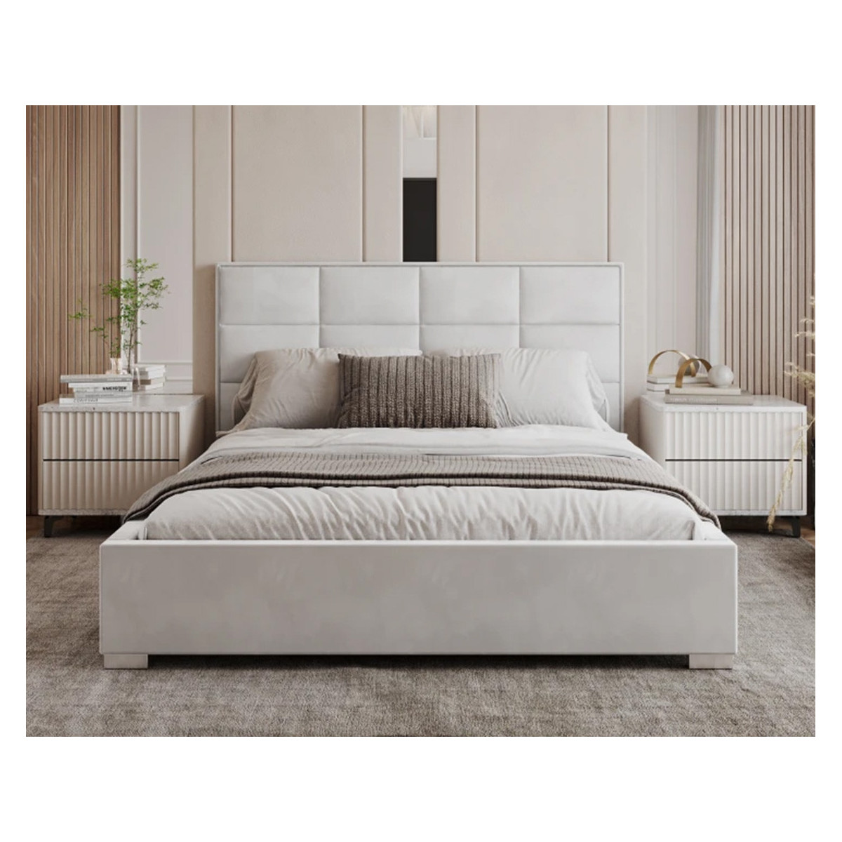 Łóżko tapicerowane APOLLO FDM podnoszone