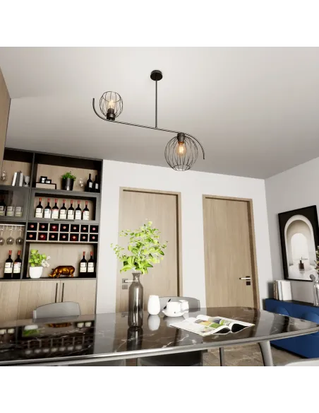 Lampa sufitowa ECHO 2 BL EMIBIG