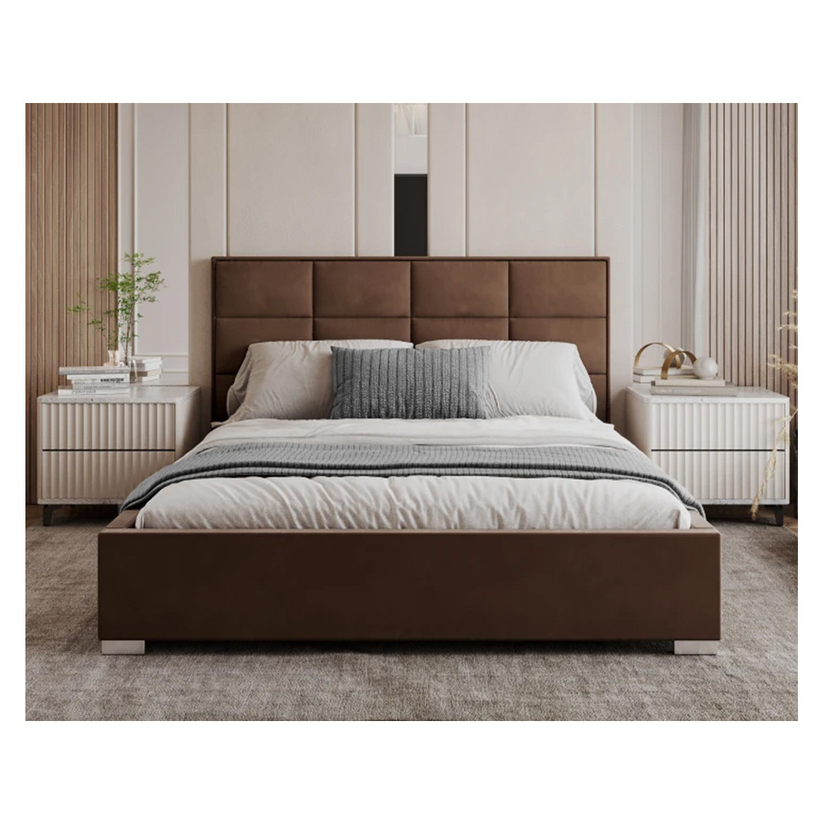 Łóżko tapicerowane APOLLO FDM podnoszone