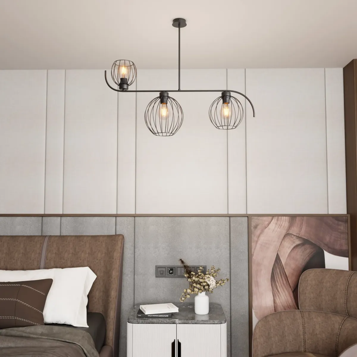 Lampa sufitowa ECHO 3 BL EMIBIG