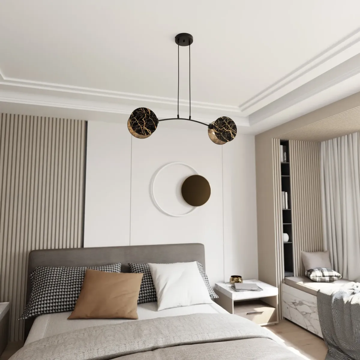 Lampa wisząca MOTIF 2 MARBEL EMIBIG