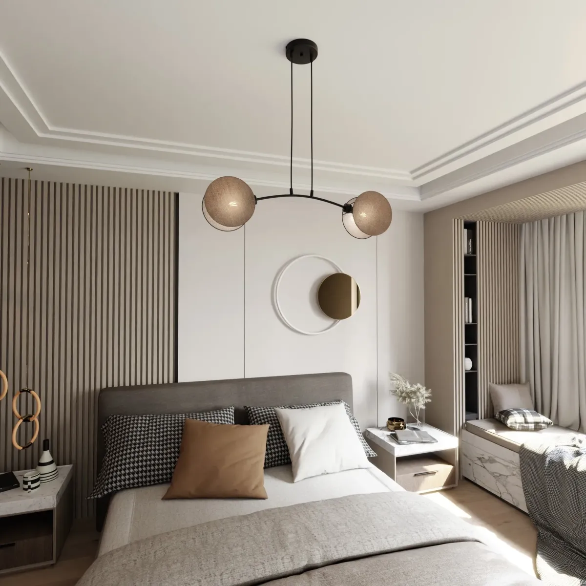 Lampa wisząca MOTIF 2 NATURAL EMIBIG