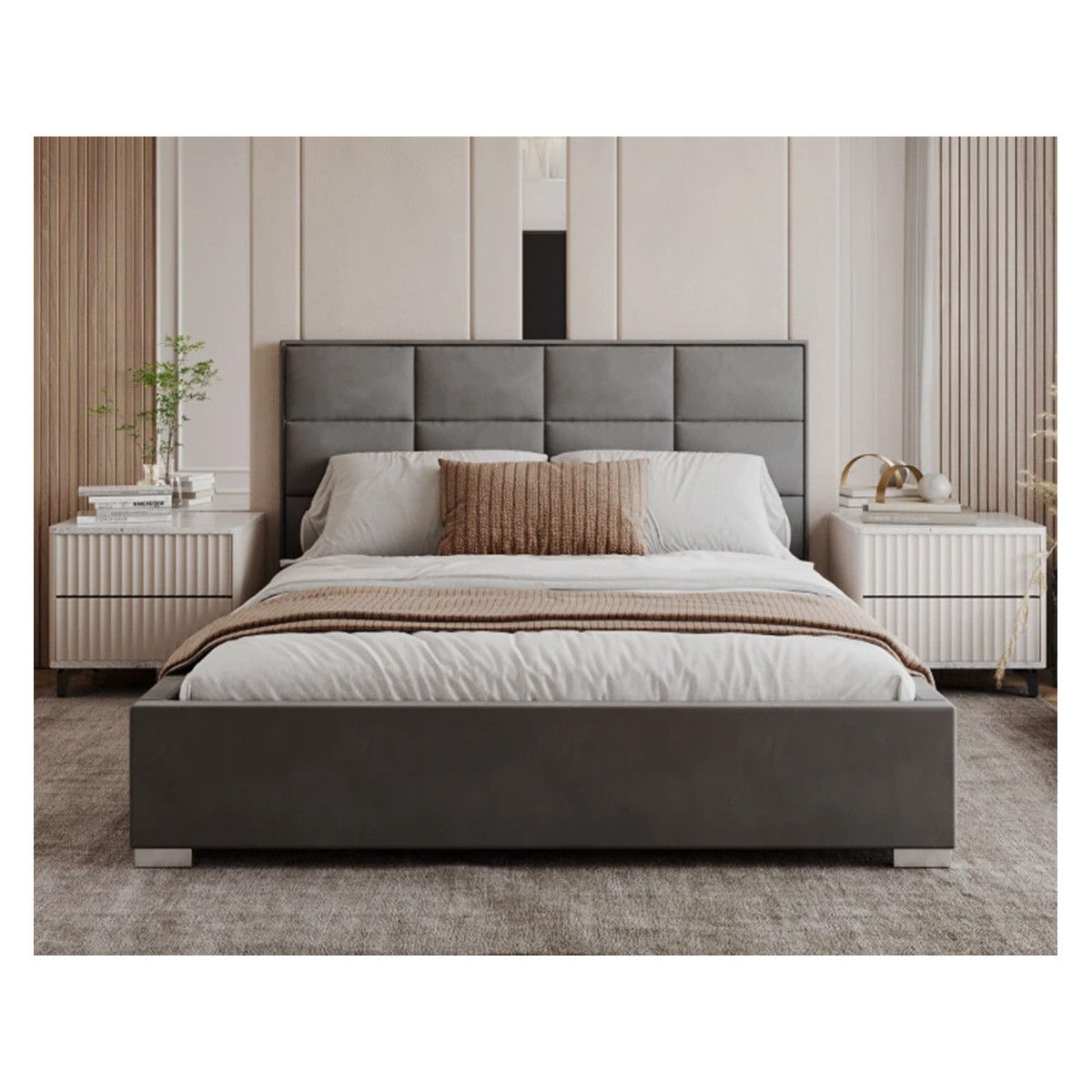 Łóżko tapicerowane APOLLO FDM podnoszone