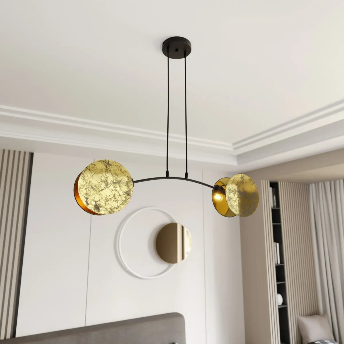 Lampa wisząca MOTIF 2 GOLD EMIBIG