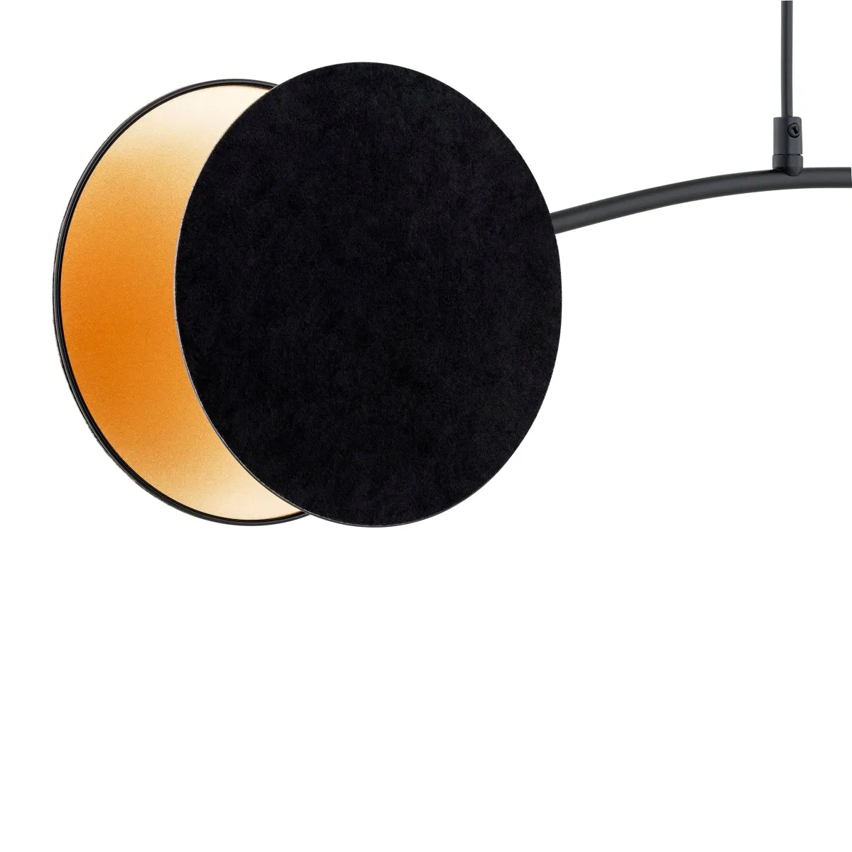 Lampa wisząca MOTIF 2 BLACK/GOLD EMIBIG