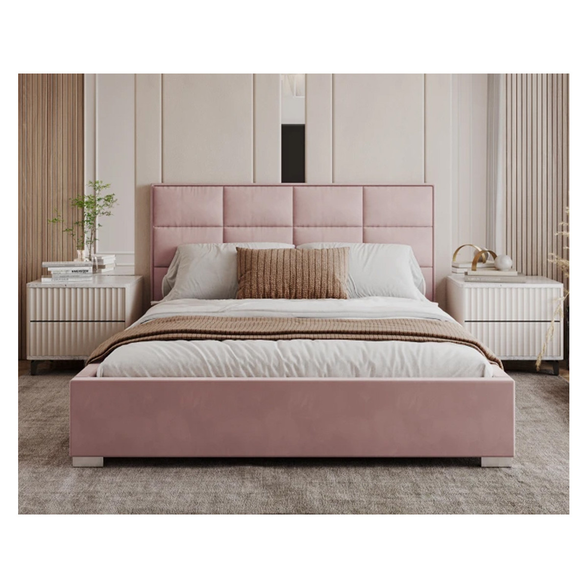 Łóżko tapicerowane APOLLO FDM podnoszone