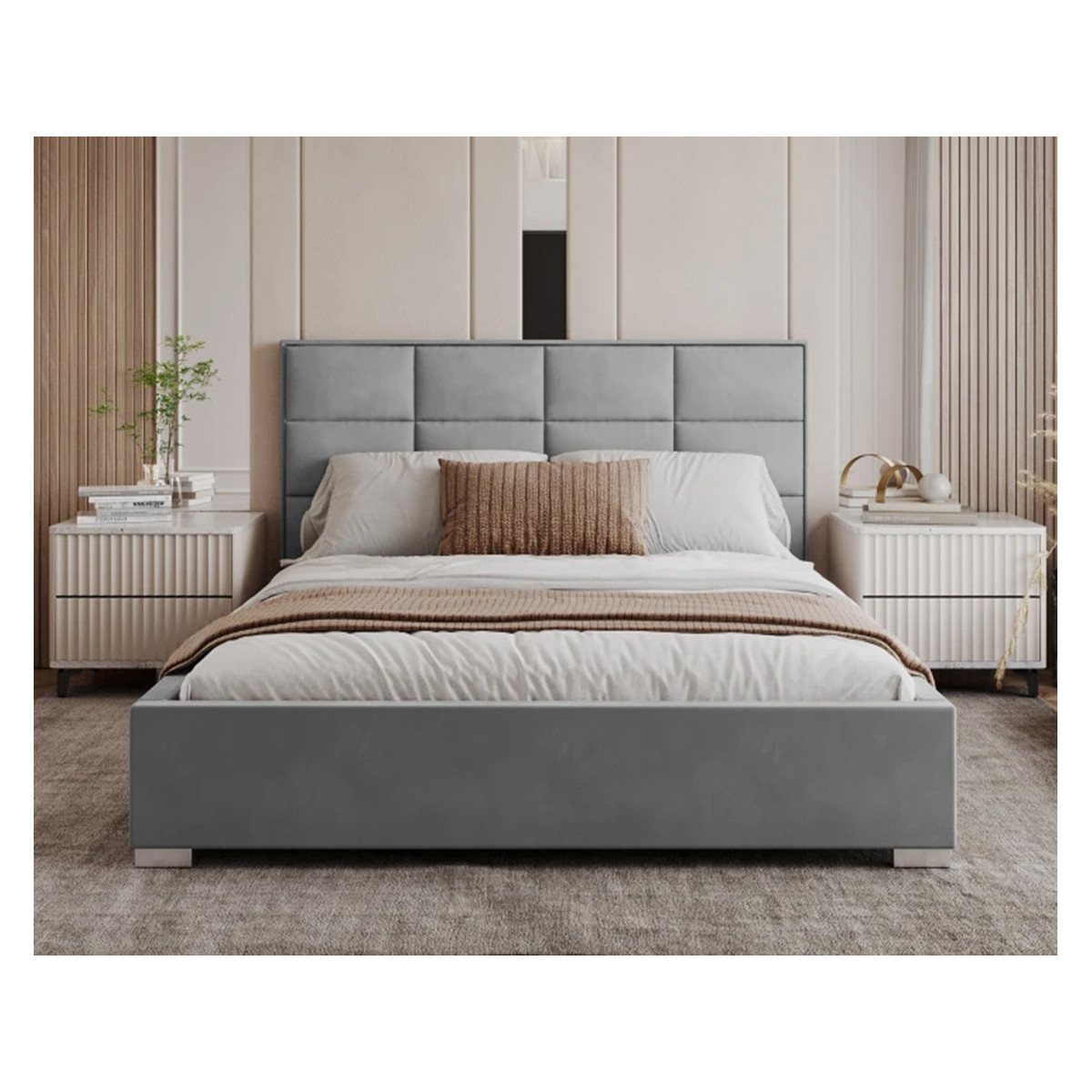 Łóżko tapicerowane APOLLO FDM podnoszone