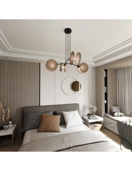 Lampa wisząca MOTIF 4 NATURAL EMIBIG